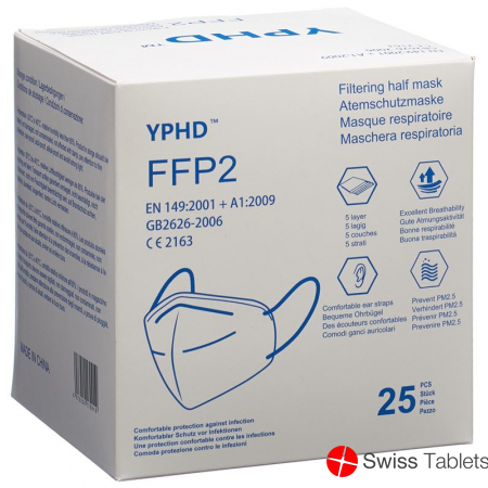 Yphd Respirator FFP2 25 pieces buy online
