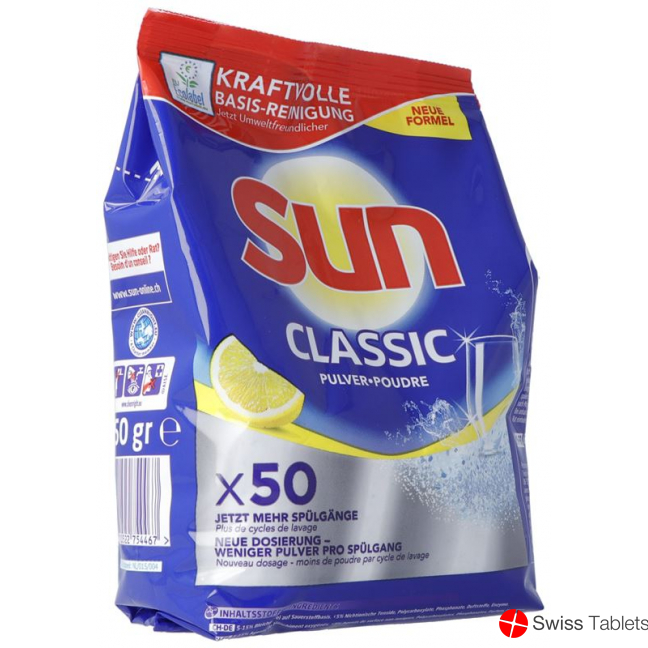 Sun Geschirrspüler Pulver Refill Lemon 950g buy online