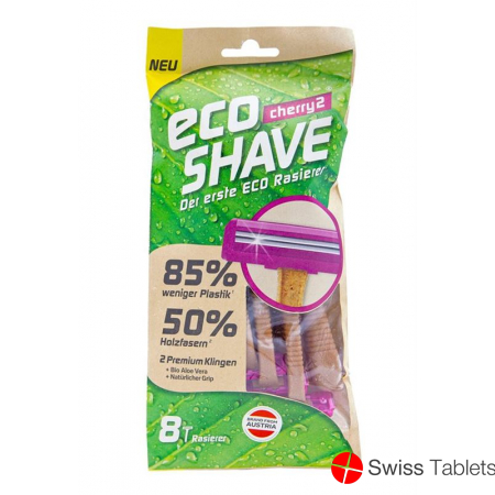 Ecoshave Cherry 2 Einmalrasierer Beutel 8 Stück buy online