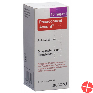 Posaconazol Accord Suspension 40mg/ml Zum Einneh 105ml