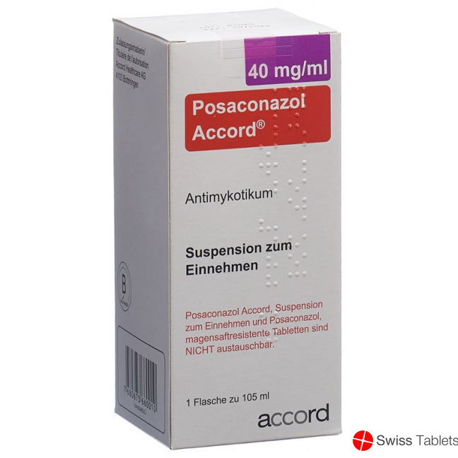 Posaconazol Accord Suspension 40mg/ml Zum Einneh 105ml buy online Posaconazol Accord Suspension 40mg/ml Zum Einneh 105ml buy online
