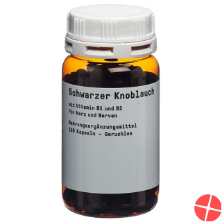 Naturage Schwarzer Knoblauch Kapseln Dose 150 Stück Naturage Schwarzer Knoblauch Kapseln Dose 150 Stück