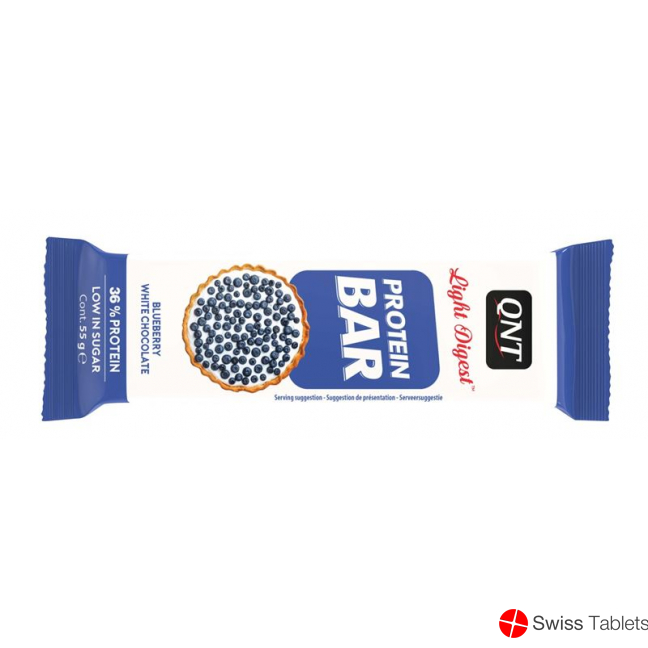 Qnt Light Digest Prot Bar Blueb Wh Choco 55g buy online