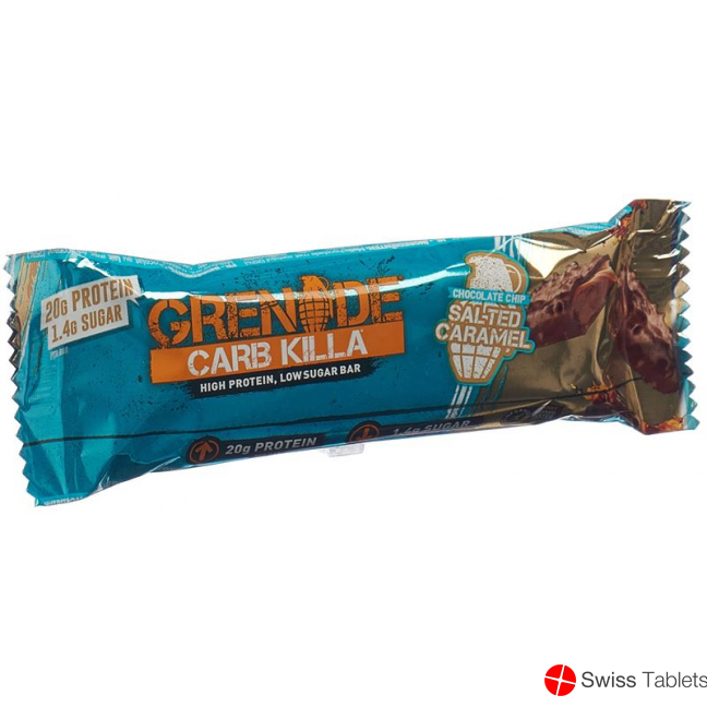 Grenade Carb Killa Bars Choco Chip Salted Car 60g buy online
