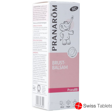 Pranarom Pranabb Brust Balsam Bio Tube 40ml buy online