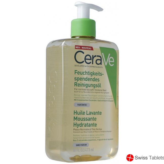 Cerave Moisture Foaming Cleansing Oil Dispenser 473ml buy online