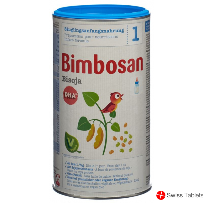 Bimbosan Bisoja 1 Saeugligsanfangsnahrung Dose 400g buy online