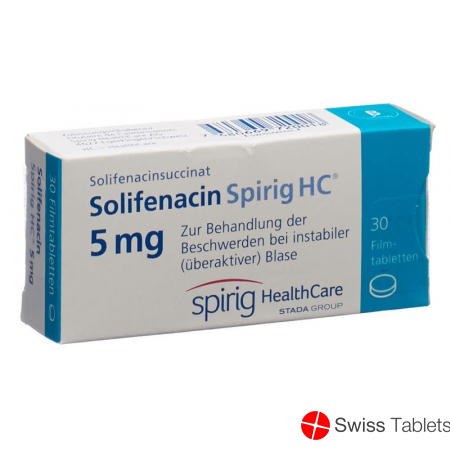 Solifenacin Spirig HC Filmtabletten 5mg 30 Stück buy online