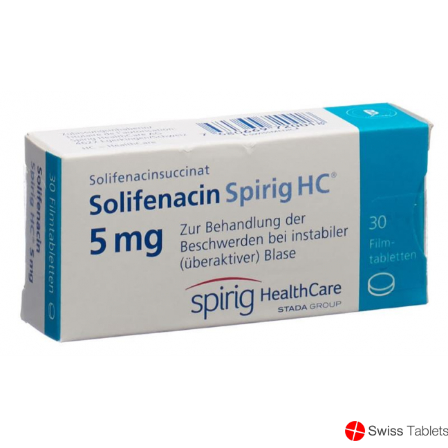 Solifenacin Spirig HC Filmtabletten 5mg 30 Stück buy online