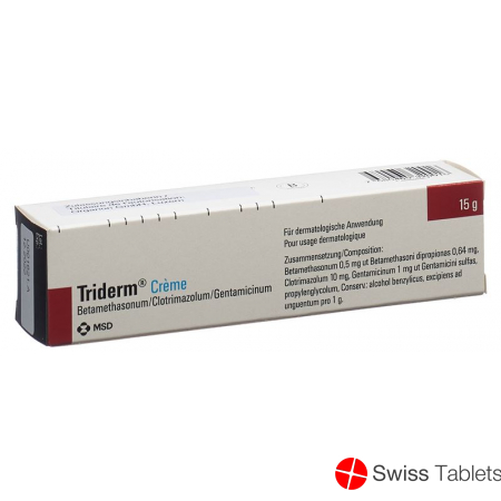Triderm Creme Tube 15g buy online
