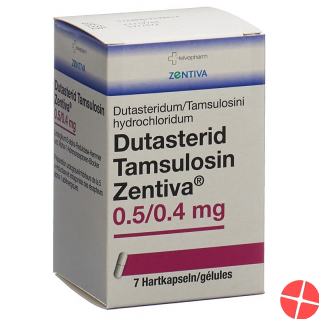 Dutasterid Tamsulosin Zentiva 0.5/0.4mg Flasche 7 Stück
