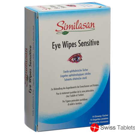 Similasan Eye Wipes Sensitive sachet 14 pieces buy online