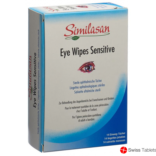 Similasan Eye Wipes Sensitive sachet 14 pieces buy online