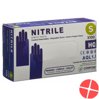 Swiss Green Handschuhe Nitril S Puderfrei Viol 100 Stück