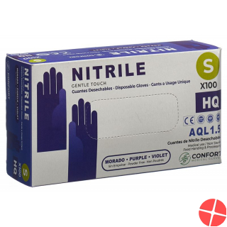 Swiss Green Handschuhe Nitril S Puderfrei Viol 100 Stück Swiss Green Handschuhe Nitril S Puderfrei Viol 100 Stück