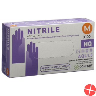 Swiss Green Handschuhe Nitril M Puderfrei Viol 100 Stück Swiss Green Handschuhe Nitril M Puderfrei Viol 100 Stück