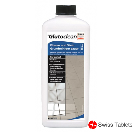 Glutoclean Fliesen+stein Grundreiniger Flasche 1L buy online