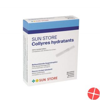Sun Store Befeuchtende Augentropfen 20x 0.4ml