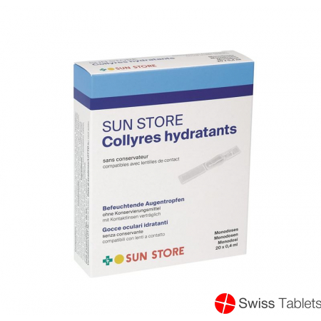Sun Store Befeuchtende Augentropfen 20x 0.4ml buy online