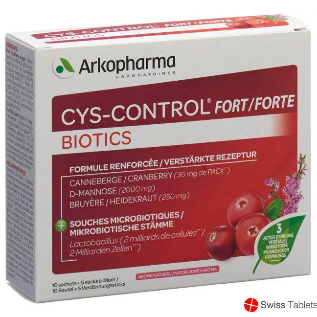 Cys-control Forte Biotics Beutel 15 Stück buy online