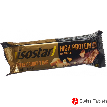 Isostar High Protein Riegel Toffee Crunchy 55g buy online
