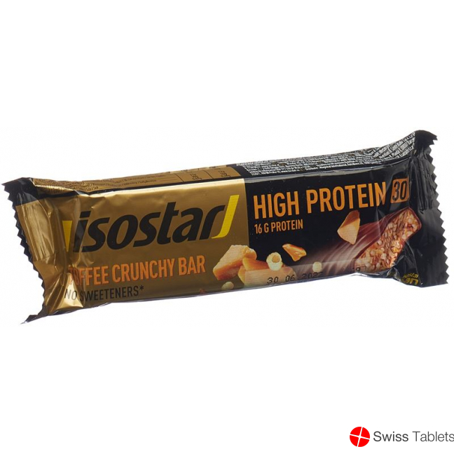 Isostar High Protein Riegel Toffee Crunchy 55g buy online
