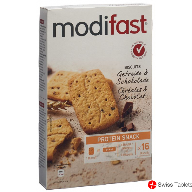 Modifast Biscuits Chocolat Getreide 4x 50g buy online