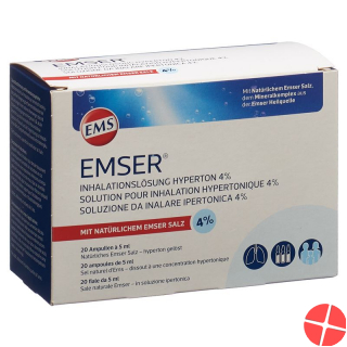 Emser Inhalationslösung 4% Hyperton 20 Stück