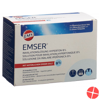 Emser Inhalationslösung 8% Hyperton 20 Stück