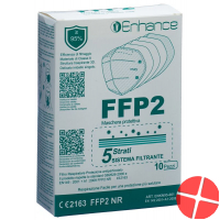 Enhance Respirator FFP2 without valve 10 pieces Enhance Respirator FFP2 without valve 10 pieces