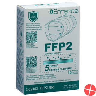 Enhance Respirator FFP2 without valve 10 pieces