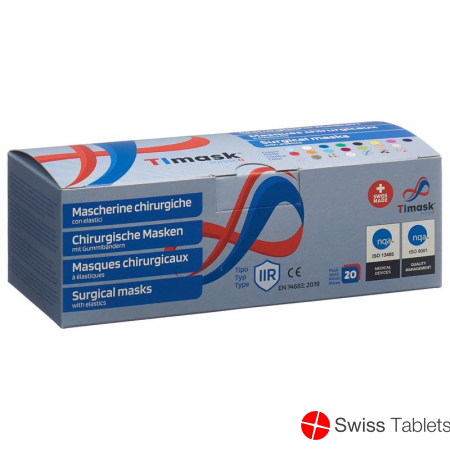 Timask Einweg-Medizinmaske Typ Iir Elegance 20 Stück buy online
