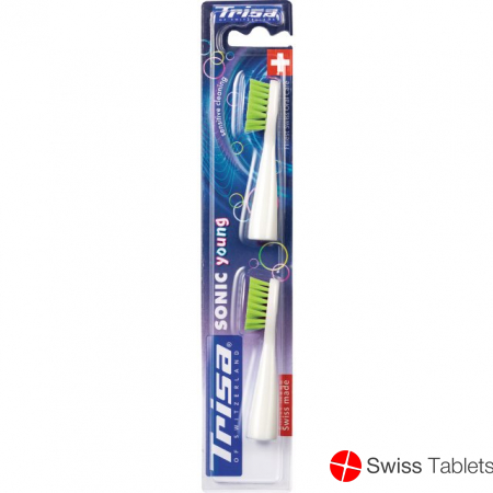 Trisa Ersatzset Sonic Pro Clean Young 2 Stück buy online