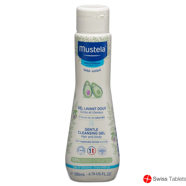 Mustela Mildes Waschgel Normale Haut (neu) 200ml buy online