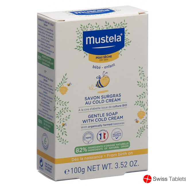 Mustela BB Nachfettende Seife M Cold Cr (n) 100g buy online