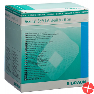 Askina Soft i.v. 8x6cm Steril 50 Stück