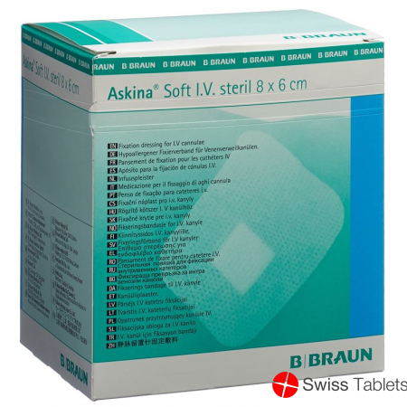 Askina Soft i.v. 8x6cm Steril 50 Stück buy online
