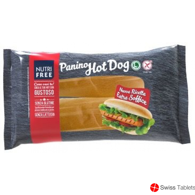 Buy online Nutrifree Hot Dog Broetchen Glutenfrei 2x 32.5g at SWISS TABLETS