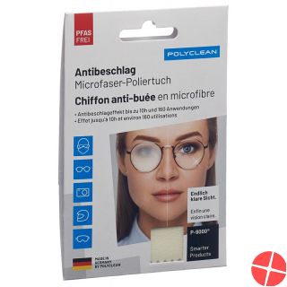 Polyclean Antibeschlag Microfasertuch