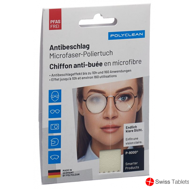 Polyclean Antibeschlag Microfasertuch buy online