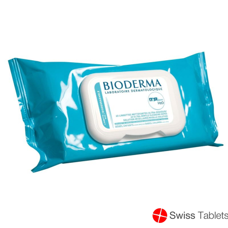 Bioderma Abcderm H2o Lingettes BB Enf 60 Stück buy online