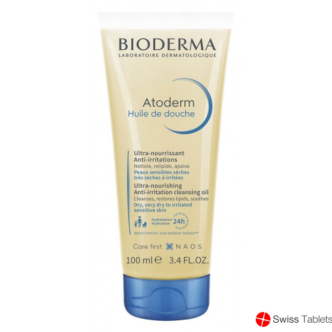 Bioderma Atoderm Huile De Douche Tube 100ml buy online