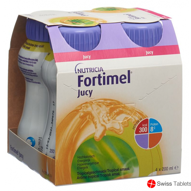 Fortimel Jucy Tropical (neu) 4 Flasche 200ml buy online