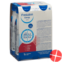 Fresubin Pi-Aps Energy Drink Erdbeer 4x 200ml