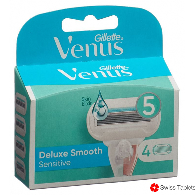 Gillette Venus Deluxe Smooth Blades Sensitive 4 pieces buy online