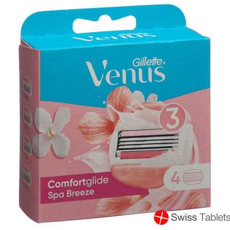 Gillette Venus Comfortglide Blades Spa Breeze 4 pieces buy online