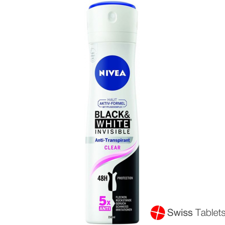 Nivea Fem Deo Inv Bla&whi Aeros Cle (n) Spray 150ml buy online