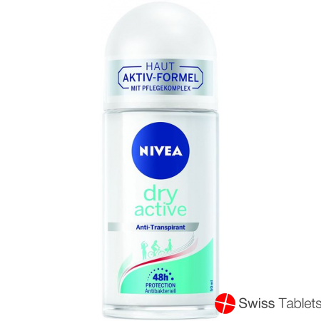 Nivea Female Deo Dry Active (neu) Roll-On 50ml buy online