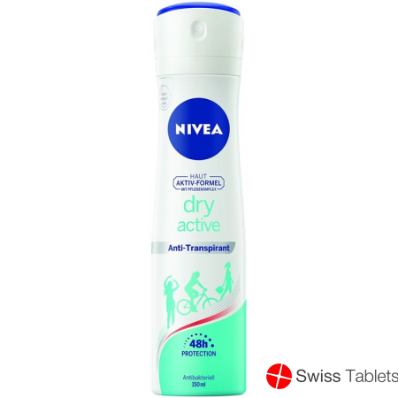 Nivea Female Deo Dry Active Aeros (neu) Spray 150ml buy online