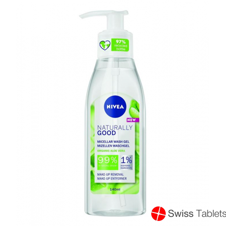 Nivea Naturally Good Mizell Waschgel Flasche 140ml buy online